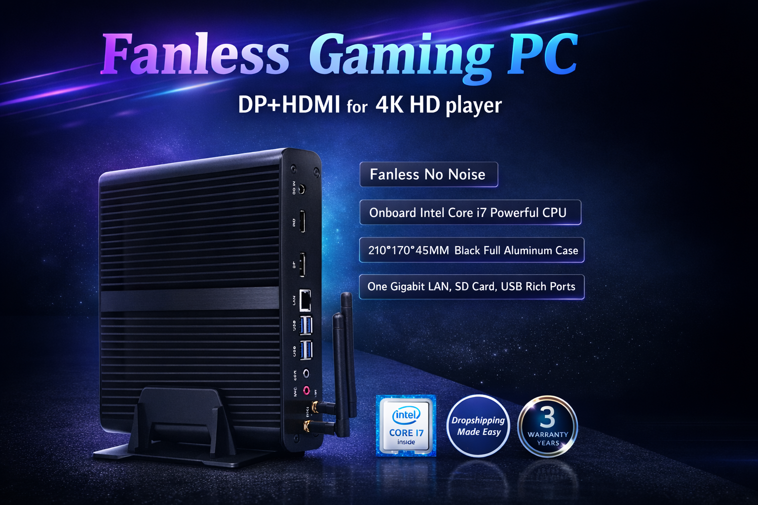Mini PC Side View